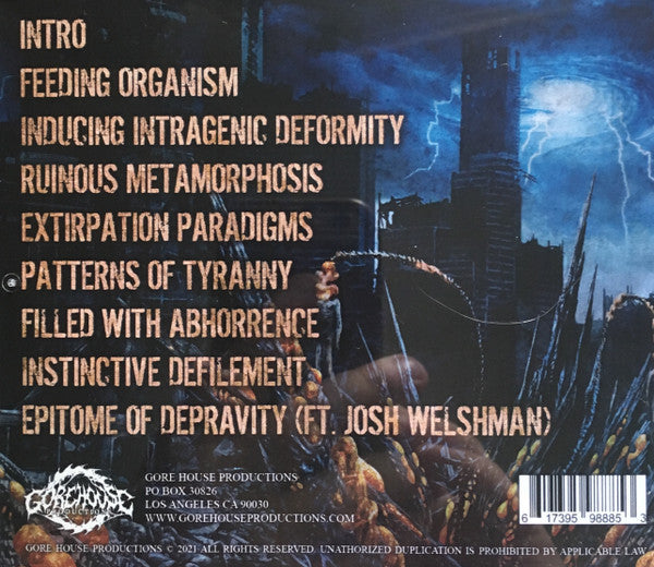 Traumatomy : Extirpation Paradigms (CD, Album)