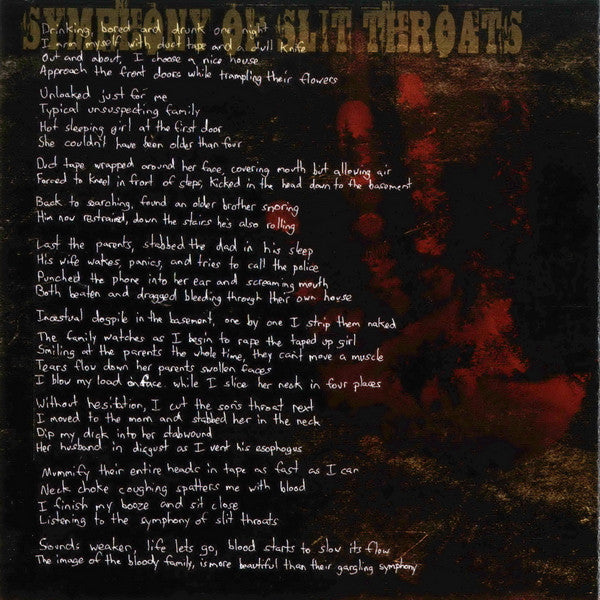 Syphilic : Symphony Of Slit Throats (CD, EP)