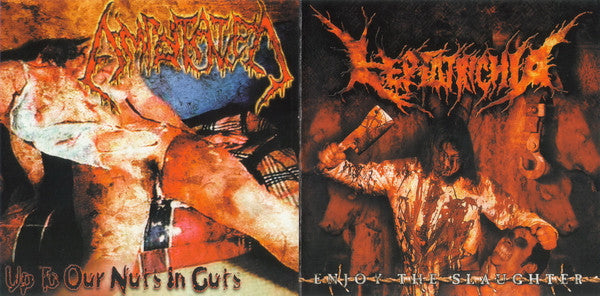 Leptotrichia vs Amputated : Enjoy The Slaughter / Up To Our Nuts In Guts (CD)