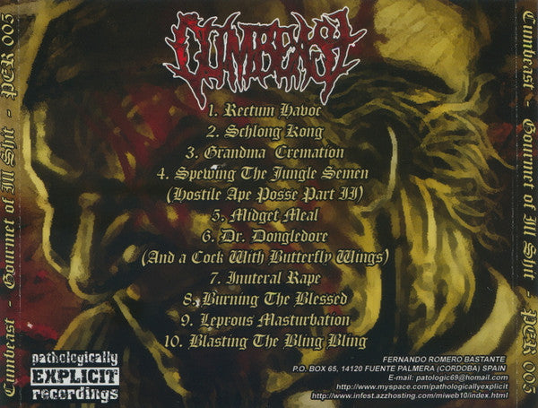 Cumbeast : Gourmet Of Ill Shit (CD, Album)