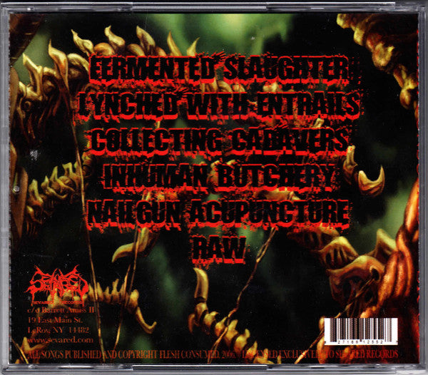Flesh Consumed : Fermented Slaughter / Inhuman Butchery (CD, Comp)