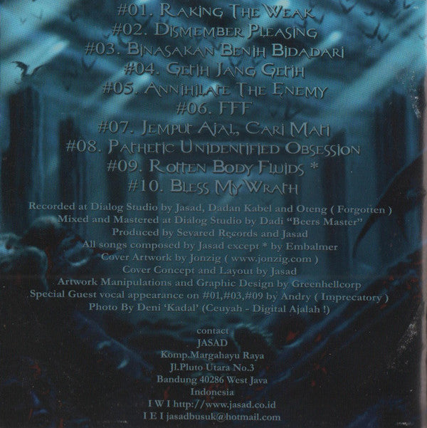 Jasad : Annihilate The Enemy (CD, Album)