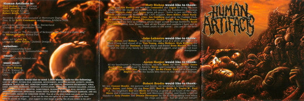 Human Artifacts : The Principles Of Sickness (CD, Album)