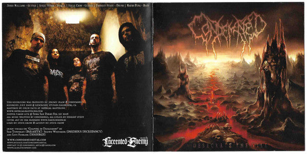 Condemned (4) : Desecrate The Vile (CD, Album, Ltd, RE, Sli)