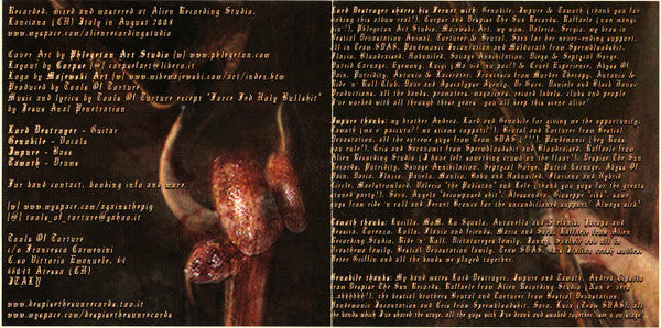 Tools Of Torture : Faith - Purification - Execution (CD, Album, Ltd)