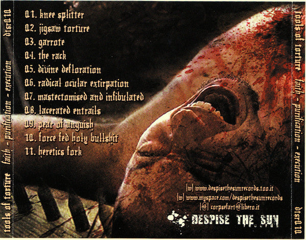 Tools Of Torture : Faith - Purification - Execution (CD, Album, Ltd)