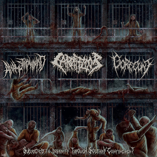 Anal Stabwound / Carnifloor / Gorecunt : Subjected To Insanity Through Solitary Confinement (CD, Ltd)