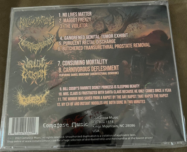 Kill Everything / NecroticGoreBeast / Virulent Excision / Gorepot : Acts Of Sadistic Cruelty (CD, Album)
