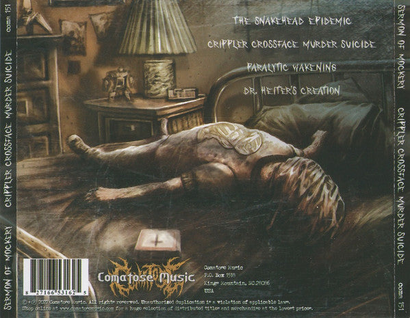 Sermon Of Mockery : Crippler Crossface Murder Suicide (CD, EP)