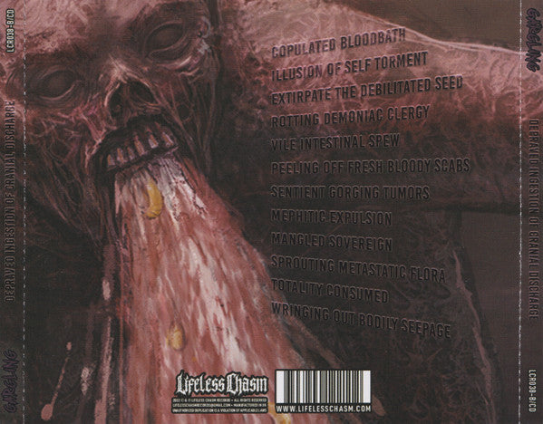 Gargling : Depraved Ingestion Of Cranial Discharge (CD, Album, Ltd)