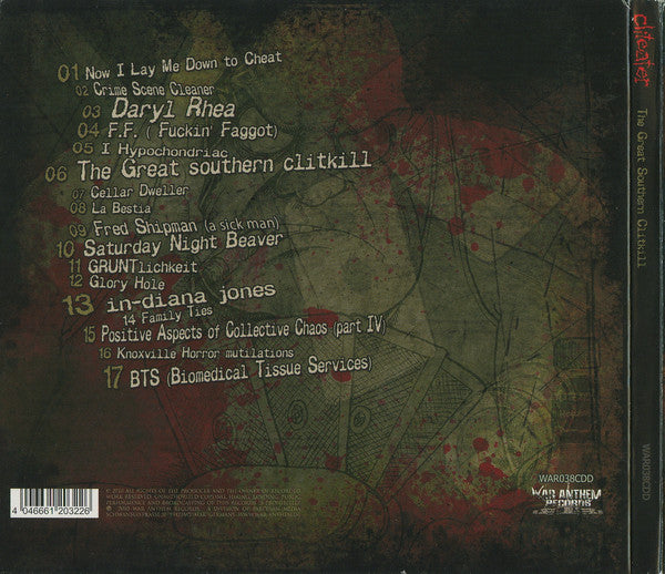 Cliteater : The Great Southern Clitkill (CD, Album, Ltd, Dig)