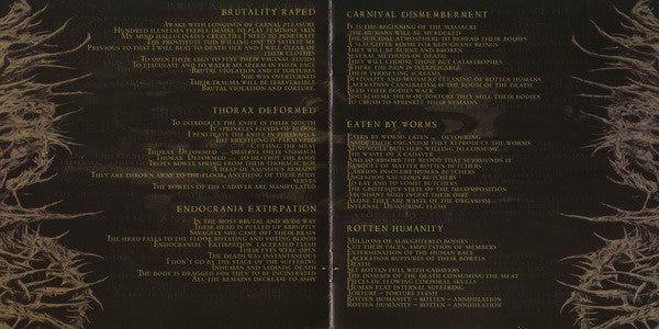 Gastrorrexis : Grotesque Human Disfigurement (CD, Album)