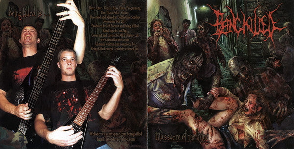 Being Killed : Massacre Of The Living (CD, Album)