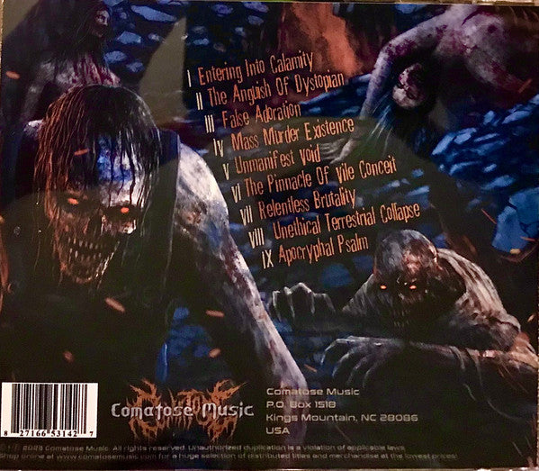 Depraved Murder : Unethical Terrestrial Collapse (CD, Album)