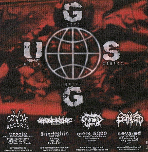 Negligent Collateral Collapse / Corporal Raid / Screaming Afterbirth / Devourment : United States Of Goregrind (CD, Ltd)