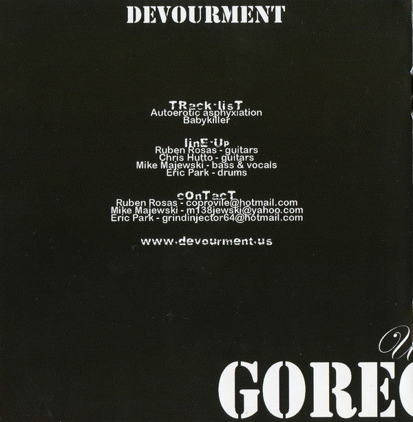 Negligent Collateral Collapse / Corporal Raid / Screaming Afterbirth / Devourment : United States Of Goregrind (CD, Ltd)