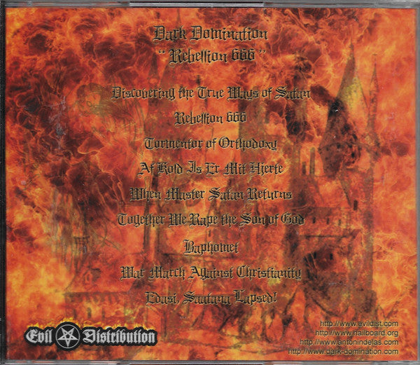 Dark Domination : Rebellion 666 (CD, Album)