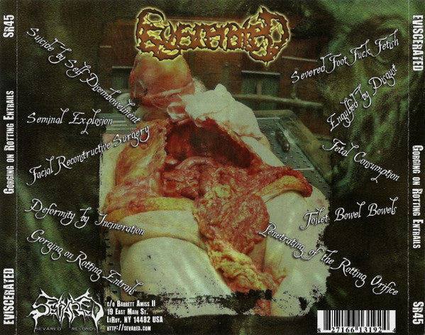 Eviscerated (2) : Gorging On Rotting Entrails (CD, Album)