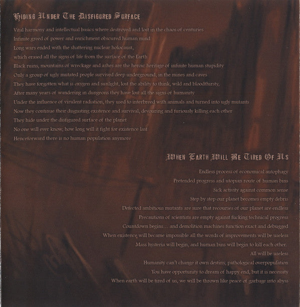 Ezophagothomia : Instinct Of Inhuman Devourment (CD, Album)