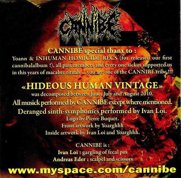 Cannibe : Hideous Human Vintage (CD, Album)