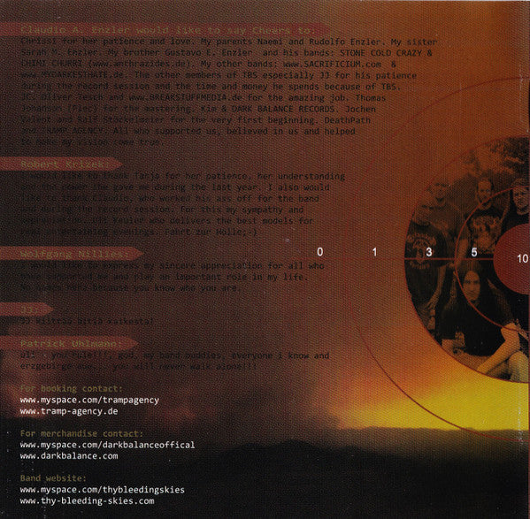 Thy Bleeding Skies : Chapters Of Downfall (CD, Album)