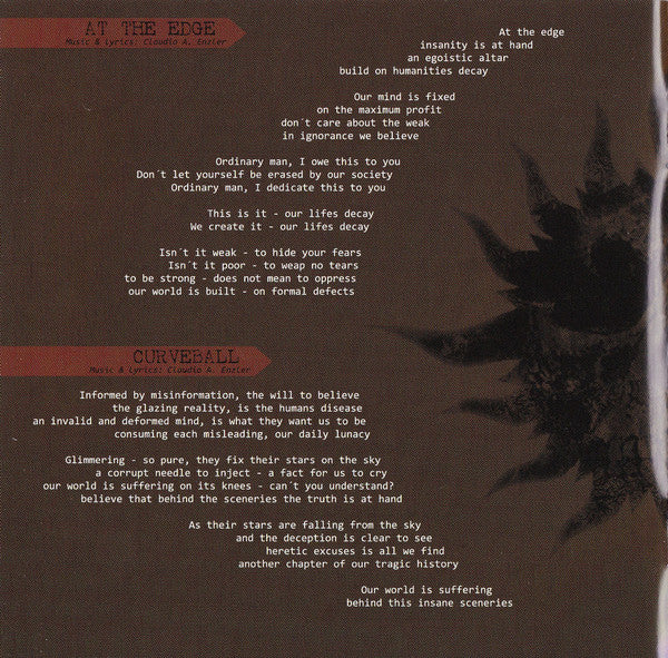 Thy Bleeding Skies : Chapters Of Downfall (CD, Album)