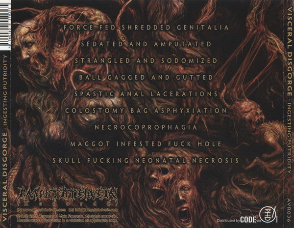 Visceral Disgorge : Ingesting Putridity (CD, Album)