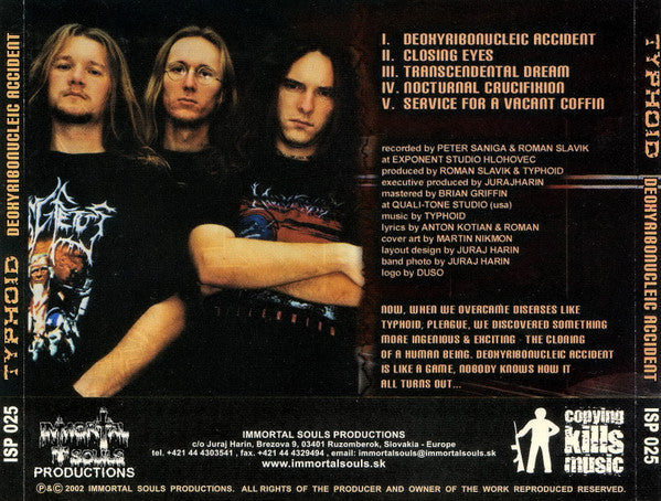 Typhoid (3) : Deoxyribonucleic Accident (CD, EP)