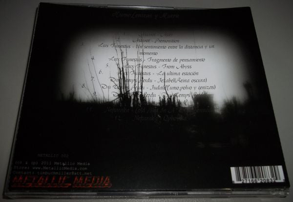 Astarot (2) / Lux Funestus / Du Temps Perdu / Neftaraka : Humo, Cenizas Y Muerte (Smoke, Ashes And Death) (CD, Comp, Spl)