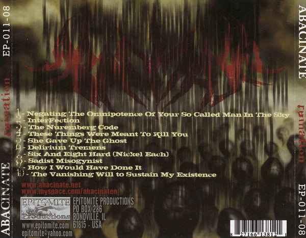 Abacinate : Ruination (CD, Album)