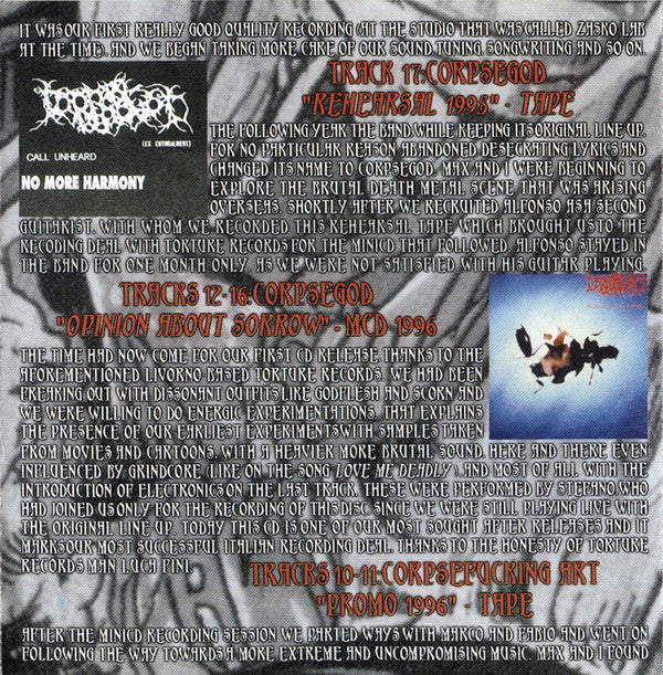 Corpsefucking Art : The Art Of The Fucking Corpse (CD, Comp, RM)