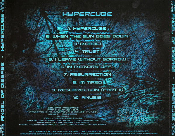 Angel Of Disease : Hypercube (CD, Album)