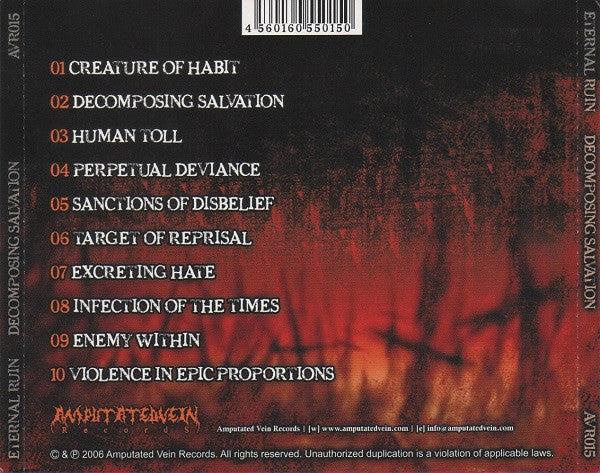 Eternal Ruin : Decomposing Salvation (CD, Album)