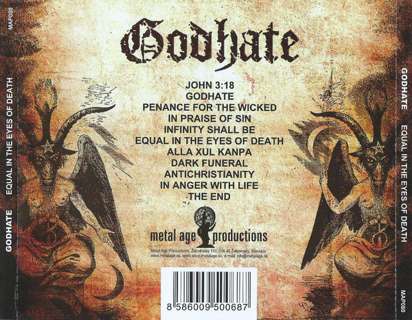 Godhate : Equal In The Eyes Of Death (CD, Album)