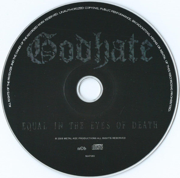 Godhate : Equal In The Eyes Of Death (CD, Album)