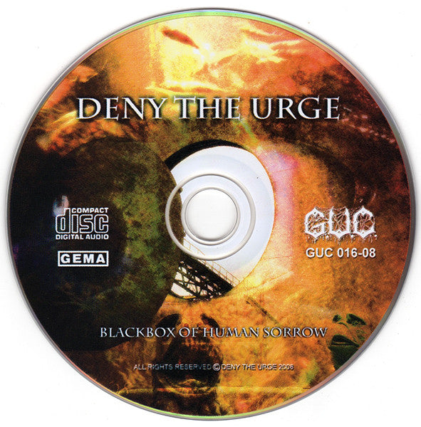 Deny The Urge : Blackbox Of Human Sorrow (CD, Album)