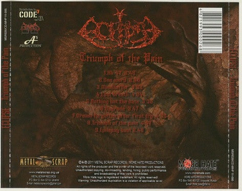 Eclipse (41) : Triumph Of The Pain (CD, Album)