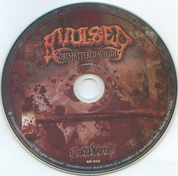 Avulsed : Gorespattered Suicide (CD, Album, Enh)