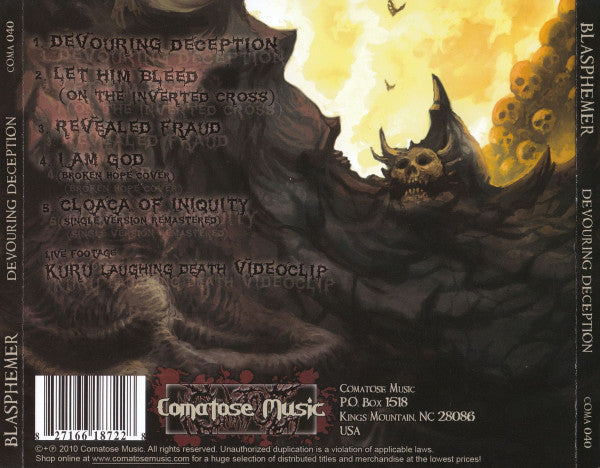 Blasphemer (3) : Devouring Deception (CD, EP, Enh)