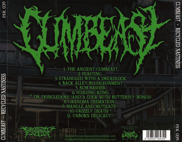 Cumbeast : Recycled Nastiness (CD, Comp)