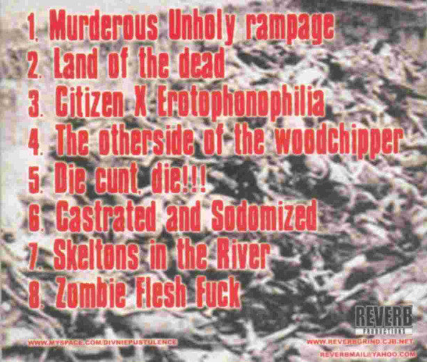Divine Pustulence : Human Monsters (CD, Album)