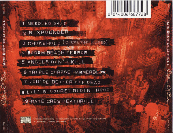 Children Of Bodom : Hate Crew Deathroll (CD, Album)