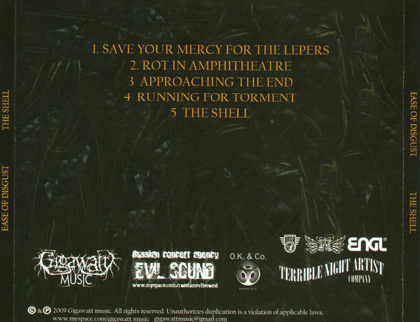 Ease Of Disgust : The Shell (CD, EP)