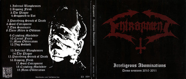Entrapment : Irreligeous Abominations - Demo Sessions 2010-2011 (CD, Comp, RE, Dig)