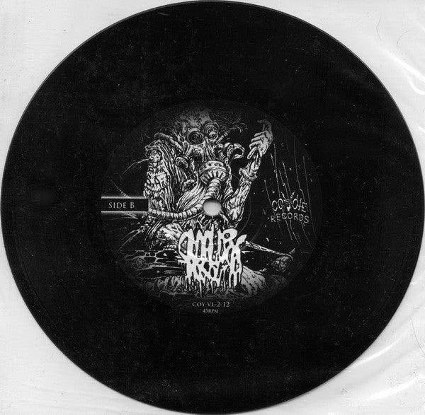 Human Mastication / Smallpox Aroma : Dragged And Raped For My Feast / A Lymphsoaked Piece Of Flesh Hung To The Scalpel (7", EP)