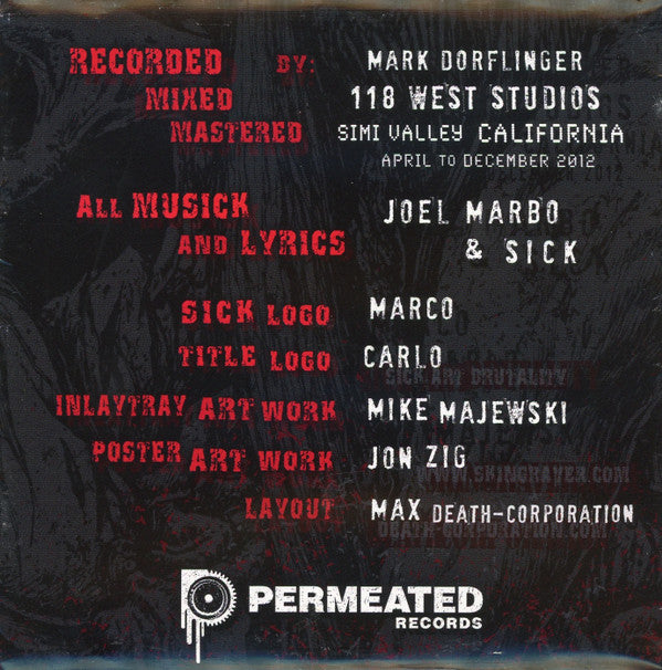 Sick (16) : Cannibalistic Torment (CD, Album)