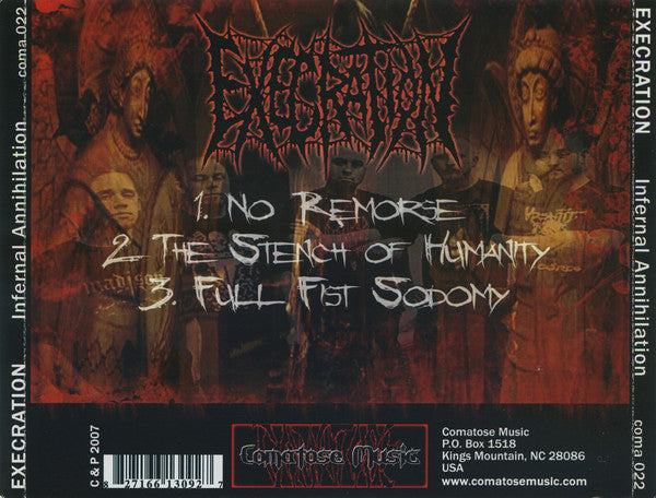 Execration (2) : Infernal Annihilation (CD, EP, RE)