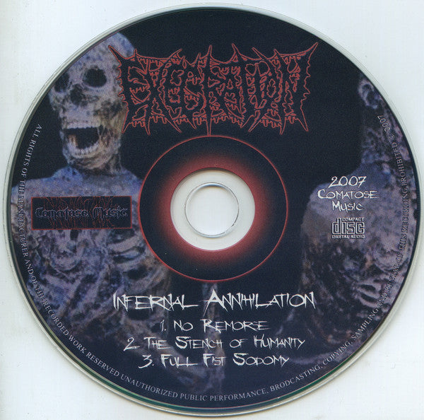 Execration (2) : Infernal Annihilation (CD, EP, RE)