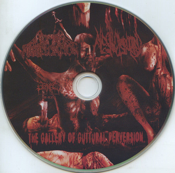Human Mastication / Flesh Disgorged : The Gallery Of Guttral Perversion (CD, Album)