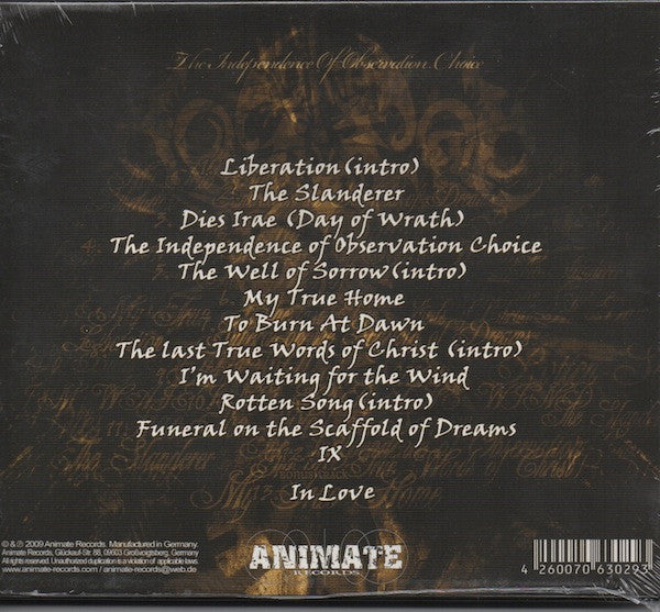 Nomad (23) : The Independence Of Observation Choice (Luce Clarius) (CD, Album, RP)